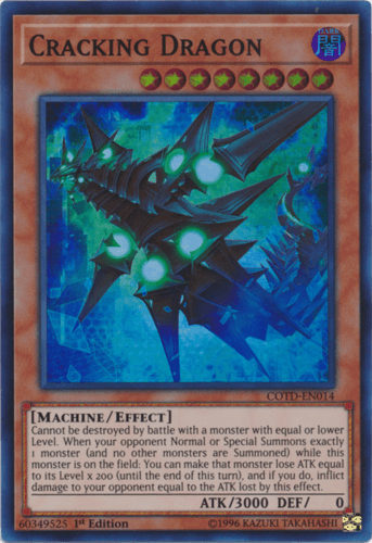 Cracking Dragon - COTD-EN014 Super Rare 1st Edition