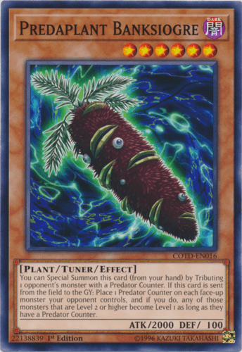 Predaplant Banksiogre - COTD-EN016 Common 1st Edition