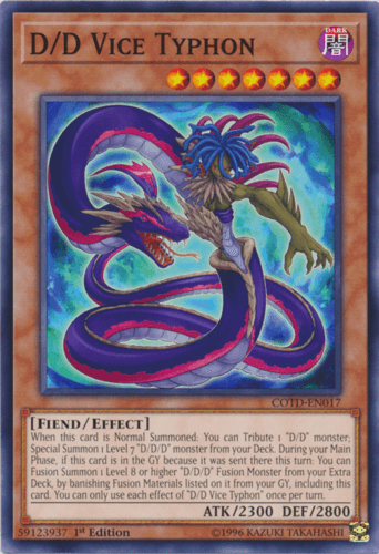 D/D Vice Typhon - COTD-EN017 Common 1st Edition