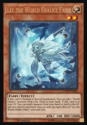 Lee the World Chalice Fairy - COTD-EN022 Ultra Rare Unlimited