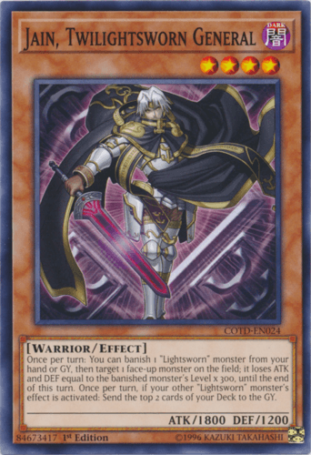 Jain, Twilightsworn General - COTD-EN024 Common 1st Edition