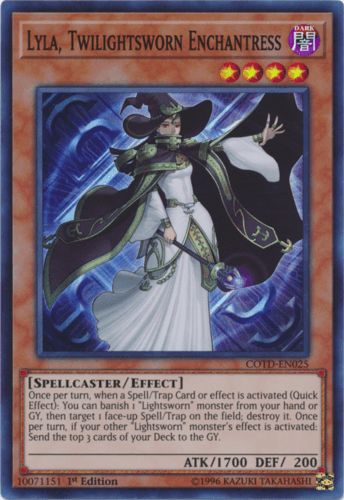 Lyla, Twilightsworn Enchantress - COTD-EN025 Super Rare Unlimited