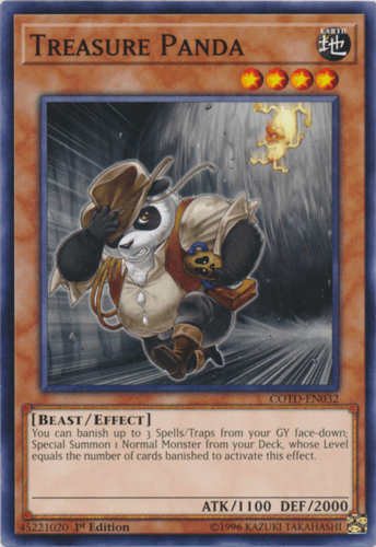 Treasure Panda - COTD-EN032 Common 1st Edition
