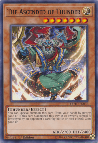 The Ascended of Thunder - COTD-EN036 Common 1st Edition