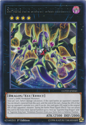 Supreme King Dragon Dark Rebellion - COTD-EN041 Rare Unlimited
