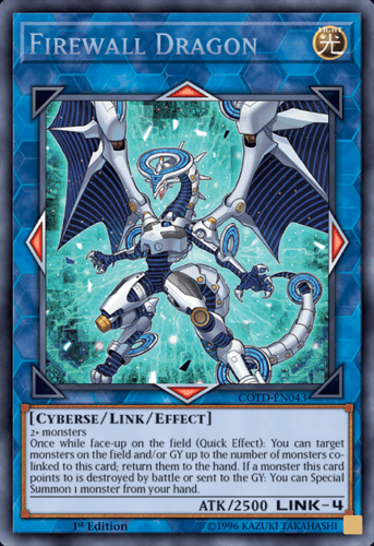 Firewall Dragon - COTD-EN043 Secret Rare 1st Edition