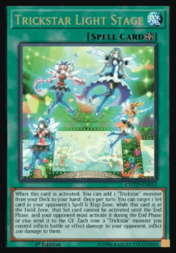 Trickstar Light Stage - COTD-EN053 Ultra Rare 1st Edition