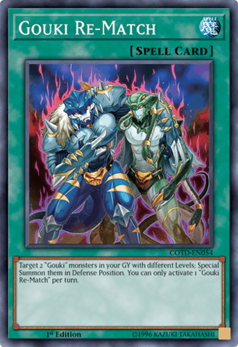 Gouki Re-Match - COTD-EN054 Super Rare Unlimited