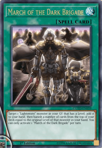 March of the Dark Brigade - COTD-EN059 Ultra Rare 1st Edition