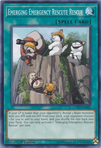 Emerging Emergency Rescute Rescue - COTD-EN061 Common 1st Edition