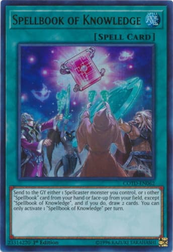 Spellbook of Knowledge - COTD-EN062 Ultra Rare Unlimited