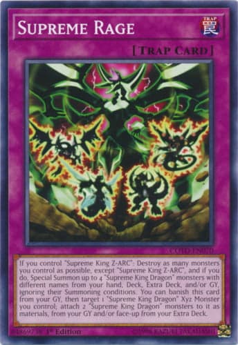 Supreme Rage - COTD-EN070 Common 1st Edition