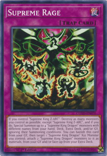 Supreme Rage - COTD-EN070 Common Unlimited