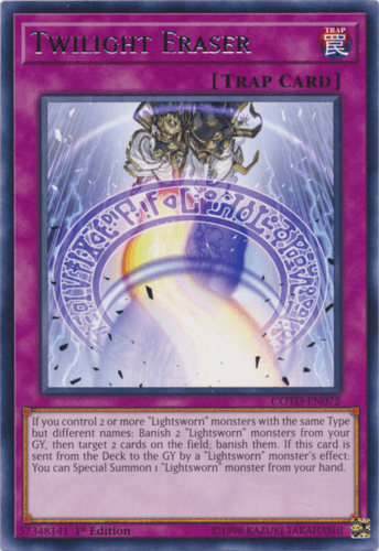 Twilight Eraser - COTD-EN072 Rare Unlimited