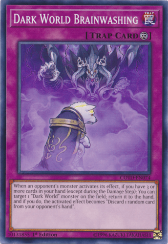 Dark World Brainwashing - COTD-EN074 Common 1st Edition