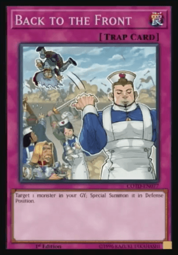 Back to the Front - COTD-EN077 Rare 1st Edition
