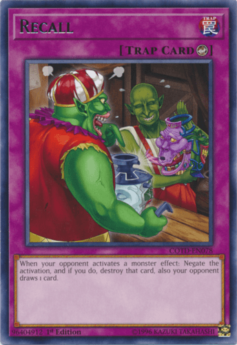 Recall - COTD-EN078 Rare Unlimited