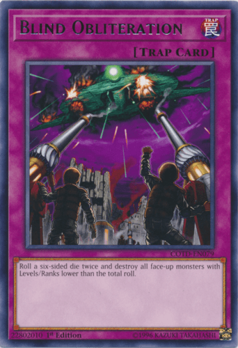 Blind Obliteration - COTD-EN079 Rare 1st Edition
