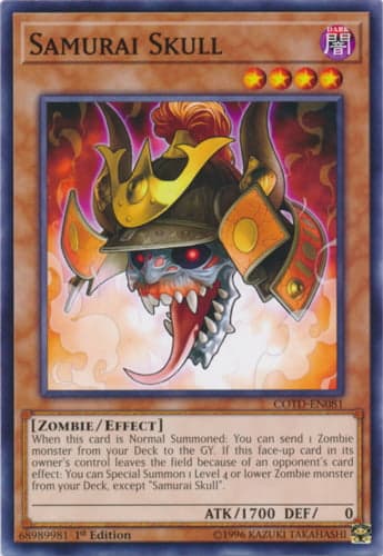 Samurai Skull - COTD-EN081 Common Unlimited