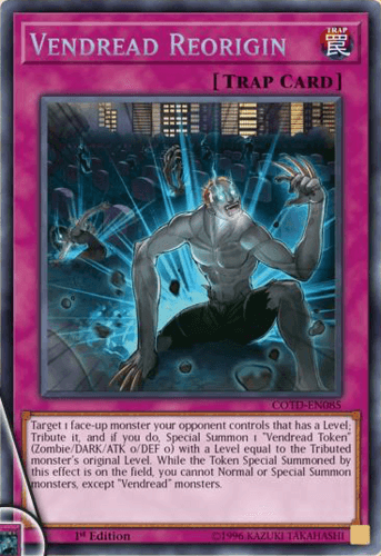 Vendread Reorigin - COTD-EN085 Secret Rare Unlimited