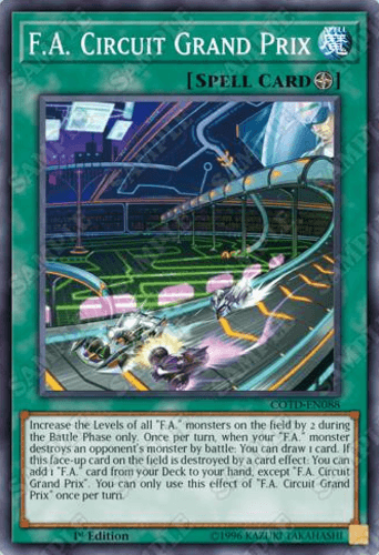 F.A. Circuit Grand Prix - COTD-EN088 Common 1st Edition