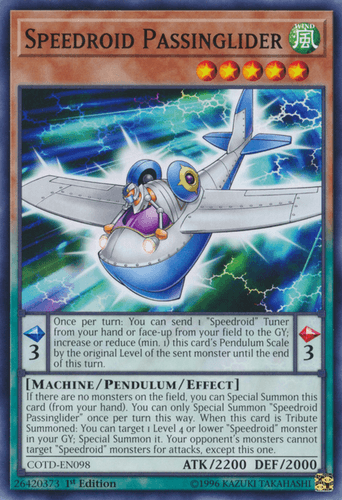 Speedroid Passinglider - COTD-EN098 Common 1st Edition