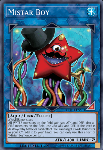 Mistar Boy - COTD-ENSE3 Super Rare Limited Edition
