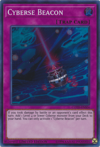 Cyberse Beacon - COTD-ENSE4 Super Rare Limited Edition