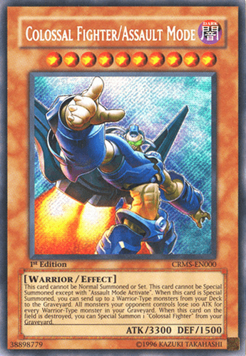 Colossal Fighter/Assault Mode - CRMS-EN000 Secret Rare 1st Edition