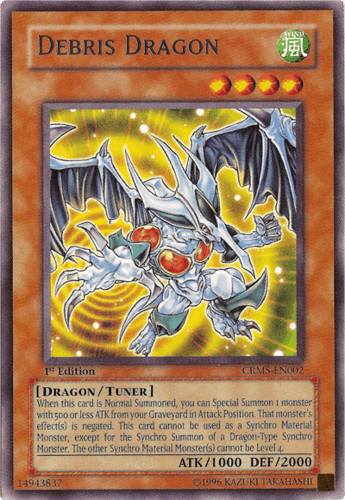 Debris Dragon - CRMS-EN002 Rare Unlimited