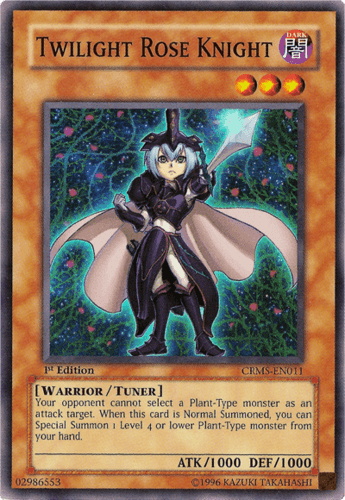 Twilight Rose Knight - CRMS-EN011 Super Rare 1st Edition