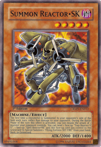 Summon Reactor SK - CRMS-EN012 Common 1st Edition