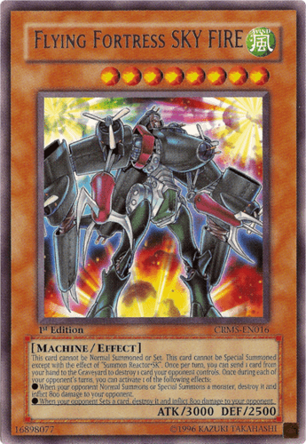Flying Fortress SKY FIRE - CRMS-EN016 Rare Unlimited