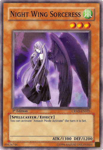 Night Wing Sorceress - CRMS-EN025 Common Unlimited