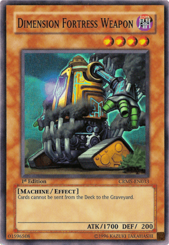 Dimension Fortress Weapon - CRMS-EN033 Super Rare Unlimited