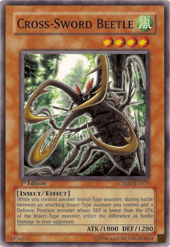Cross-Sword Beetle - CRMS-EN035 Common 1st Edition