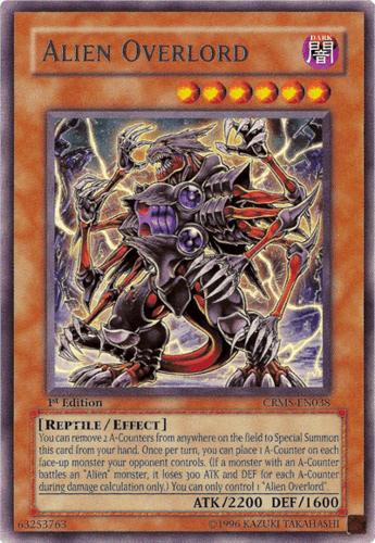Alien Overlord - CRMS-EN038 Rare 1st Edition