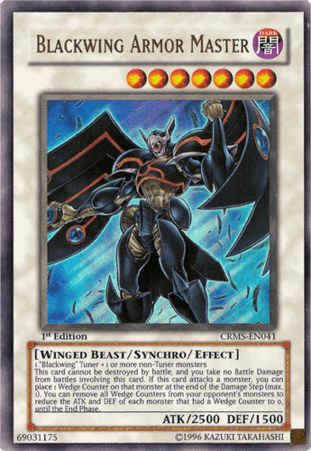 Blackwing Armor Master - CRMS-EN041 Ultra Rare 1st Edition