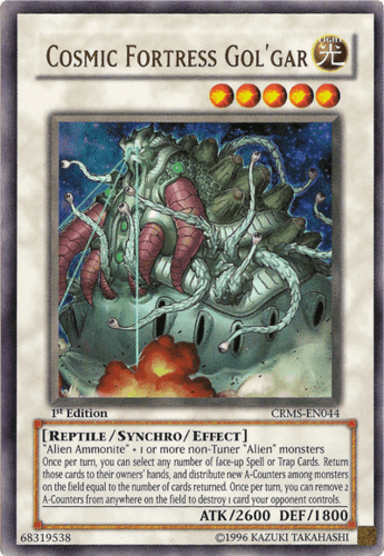 Cosmic Fortress Gol'gar - CRMS-EN044 Ultimate Rare Unlimited