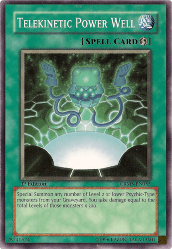 Telekinetic Power Well - CRMS-EN055 Common 1st Edition