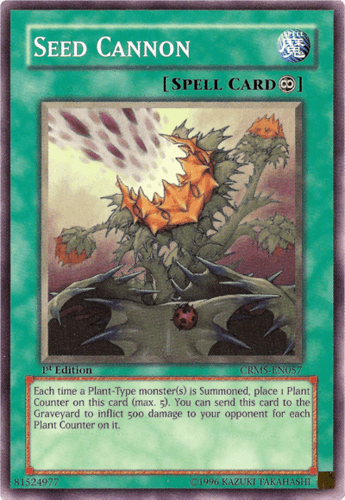 Seed Cannon - CRMS-EN057 Common 1st Edition