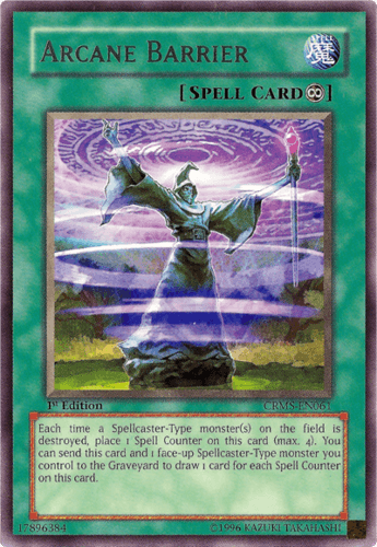 Arcane Barrier - CRMS-EN061 Rare 1st Edition