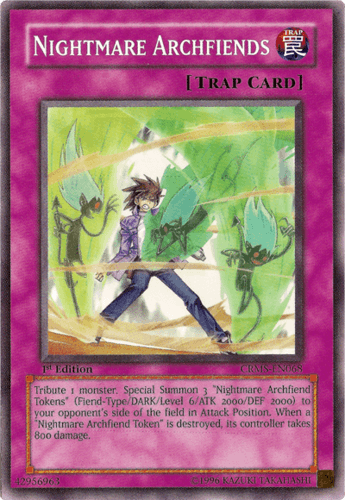 Nightmare Archfiends - CRMS-EN068 Common 1st Edition