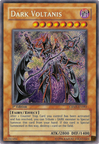 Dark Voltanis - CRMS-EN081 Secret Rare 1st Edition