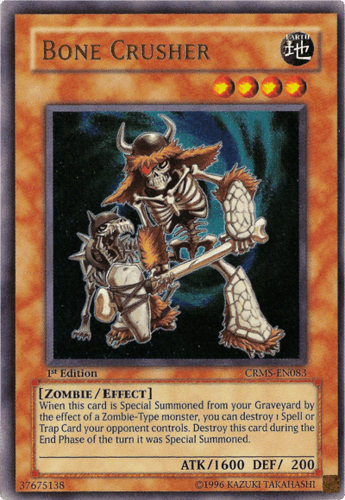 Bone Crusher - CRMS-EN083 Ultimate Rare 1st Edition