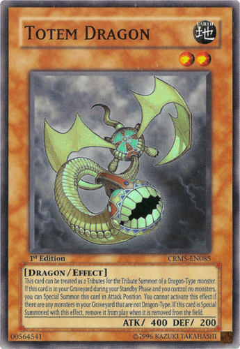 Totem Dragon - CRMS-EN085 Super Rare 1st Edition