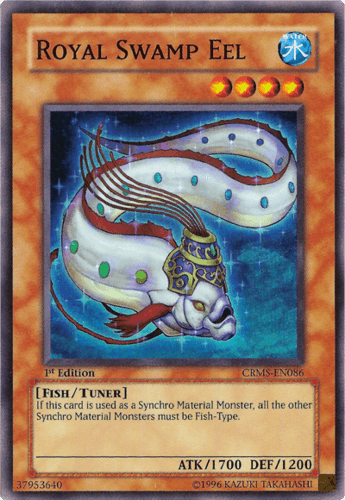 Royal Swamp Eel - CRMS-EN086 Super Rare 1st Edition