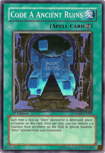Code A Ancient Ruins - CRMS-EN088 Super Rare Unlimited