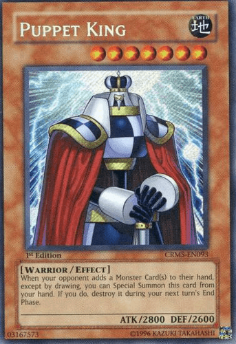 Puppet King - CRMS-EN093 Secret Rare 1st Edition