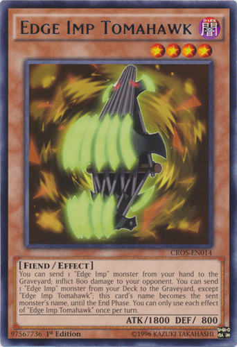 Edge Imp Tomahawk - CROS-EN014 Rare 1st Edition